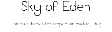 Sky of Eden by Brixdee — Sans Serif Font — thumbnail 1
