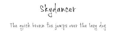 Skydancer by Brittney Murphy Design — Script Handwritten Font — thumbnail 1