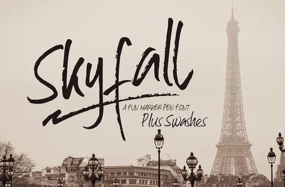 Skyfall Font by Mild Studio — Script Handwritten Font