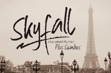 Skyfall Font by Mild Studio — Script Handwritten Font — thumbnail 1