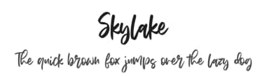 Skylake by Balpirick Studio — Script Handwritten Font — thumbnail 1