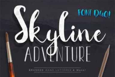 Skyline Adventure Duo Font by Digital Hustler — Script Handwritten Font — thumbnail 1