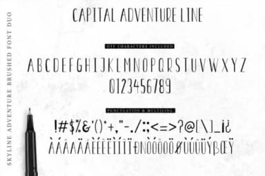 Skyline Adventure Duo Font by Digital Hustler — Script Handwritten Font — thumbnail 7