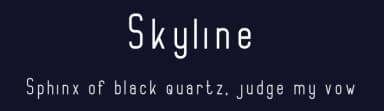 Skyline by Type Graphy — Sans Serif Font — thumbnail 2