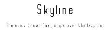 Skyline by Type Graphy — Sans Serif Font — thumbnail 1