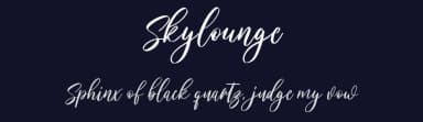 Skylounge by Maulana Creative — Script Handwritten Font — thumbnail 2