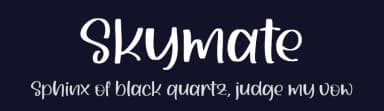 Skymate by Perspectype Studio - Letterena.com — Script Handwritten Font — thumbnail 2