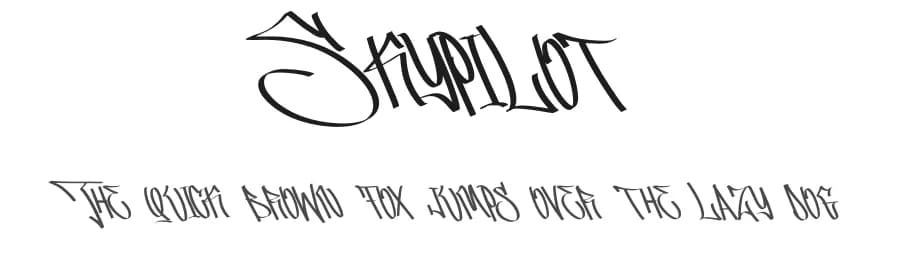 Skypilot by Ferry Ardana Putra — Script Handwritten Font