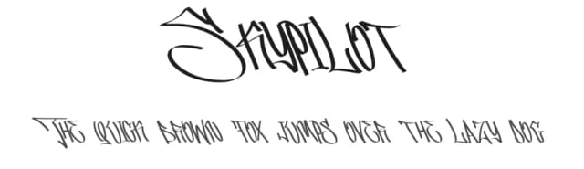 Skypilot by Ferry Ardana Putra — Script Handwritten Font