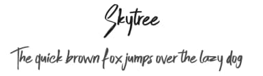 Skytree by madeDeduk — Script Handwritten Font — thumbnail 1