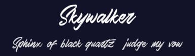 Skywalker by Dirtyline Studio — Script Handwritten Font — thumbnail 2