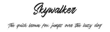 Skywalker by Dirtyline Studio — Script Handwritten Font — thumbnail 1
