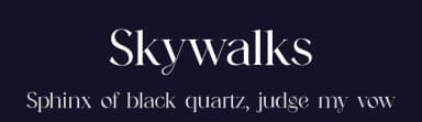 Skywalks by UI Creative — Serif Font — thumbnail 2