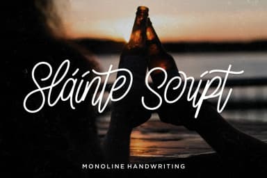 Sláinte Font by Fontdation — Script Handwritten Font — thumbnail 1