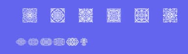 SL Square Ornaments by Su Lucas — Dingbats Font — thumbnail 3