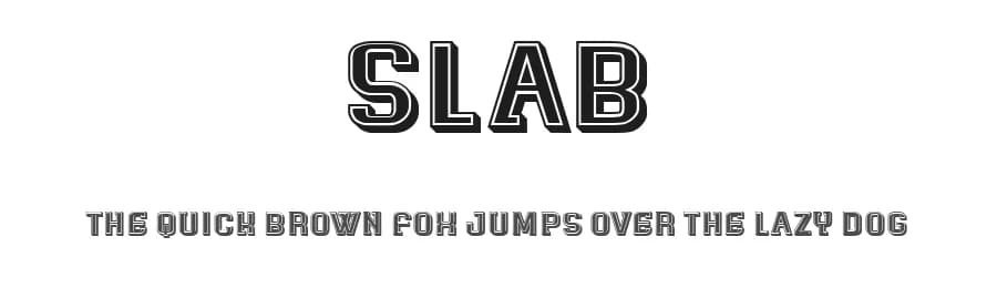 Slab by Vladimir Nikolic — Sans Serif Font