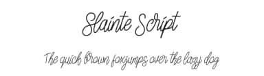 Slainte Script by Twicolabs Fontdation — Script Handwritten Font — thumbnail 1
