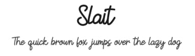 Slait by Rzky Cnra Studio — Script Handwritten Font — thumbnail 1
