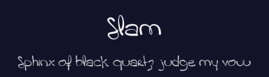 Slam by Qkila — Script Handwritten Font — thumbnail 2
