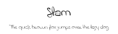 Slam by Qkila — Script Handwritten Font — thumbnail 1
