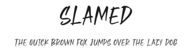 Slamed by Forberas Club — Script Handwritten Font — thumbnail 1
