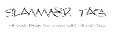 Slammer Tag by Pizzadude — Script Handwritten Font — thumbnail 1