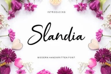Slandia Font by scoothtype — Script Handwritten Font — thumbnail 1