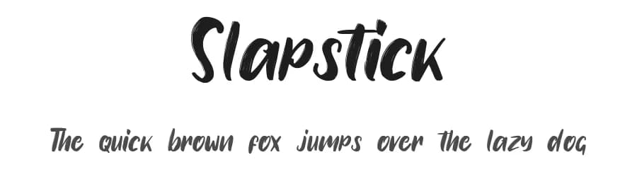 Slapstick by LetterStock Std — Script Handwritten Font