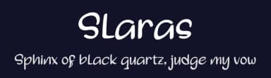 Slaras by twinletter — Script Handwritten Font — thumbnail 2