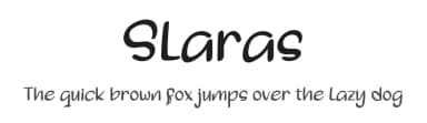 Slaras by twinletter — Script Handwritten Font — thumbnail 1