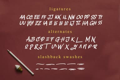 Slashback Font by Arterfak Project — Script Handwritten Font — thumbnail 6