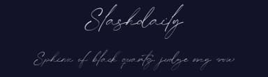 Slashdaily by Halymunt Studio — Script Handwritten Font — thumbnail 2