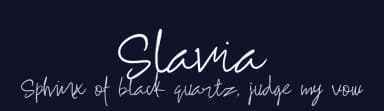 Slavia by DLetters.Std — Script Handwritten Font — thumbnail 2