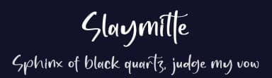 Slaymitte by Perspectype Studio - Letterena.com — Script Handwritten Font — thumbnail 2