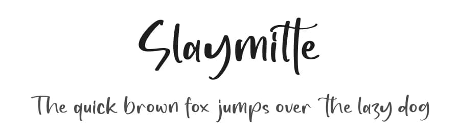 Slaymitte by Perspectype Studio - Letterena.com — Script Handwritten Font
