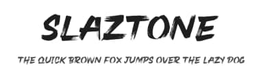 Slaztone by Typnco Studio — Script Handwritten Font — thumbnail 1