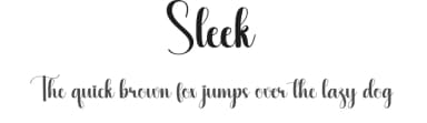 Sleek by Scratchones — Script Handwritten Font — thumbnail 1