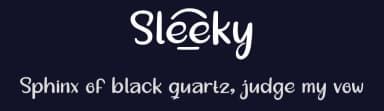 Sleeky by twinletter — Script Handwritten Font — thumbnail 2