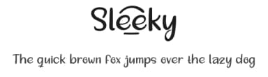 Sleeky by twinletter — Script Handwritten Font — thumbnail 1