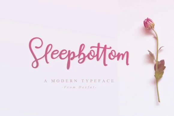 Sleepbottom Font by WDfont Creative — Script Handwritten Font
