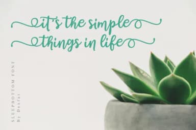 Sleepbottom Font by WDfont Creative — Script Handwritten Font — thumbnail 4