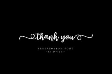 Sleepbottom Font by WDfont Creative — Script Handwritten Font — thumbnail 5