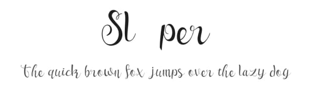 Sleeper by Typeting Studio — Script Handwritten Font