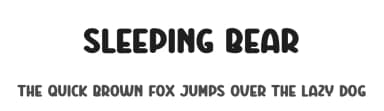 Sleeping Bear by Andi Moz — Script Handwritten Font — thumbnail 1