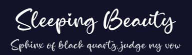 Sleeping Beauty by Letterena Studios — Script Handwritten Font — thumbnail 2