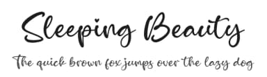 Sleeping Beauty by Letterena Studios — Script Handwritten Font — thumbnail 1