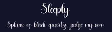 Sleeply by FreshtypeINK — Script Handwritten Font — thumbnail 2