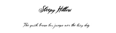 Sleepy Hollow by Filmhimmel — Script Handwritten Font — thumbnail 1