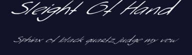 Sleight Of Hand by Samyuli — Script Handwritten Font — thumbnail 2