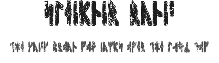 Sleipnir Runic by Samyuli — Dingbats Font